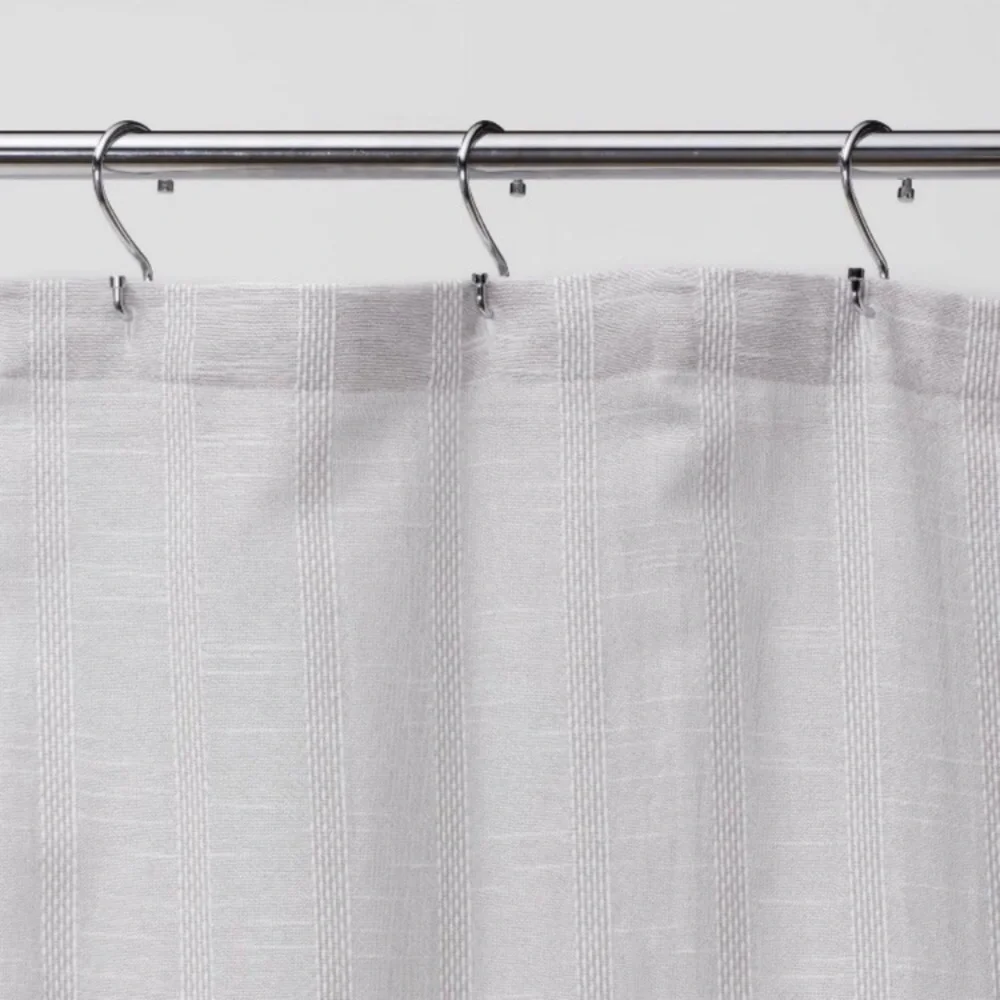 NWOT Threshold Gray Shower Curtain